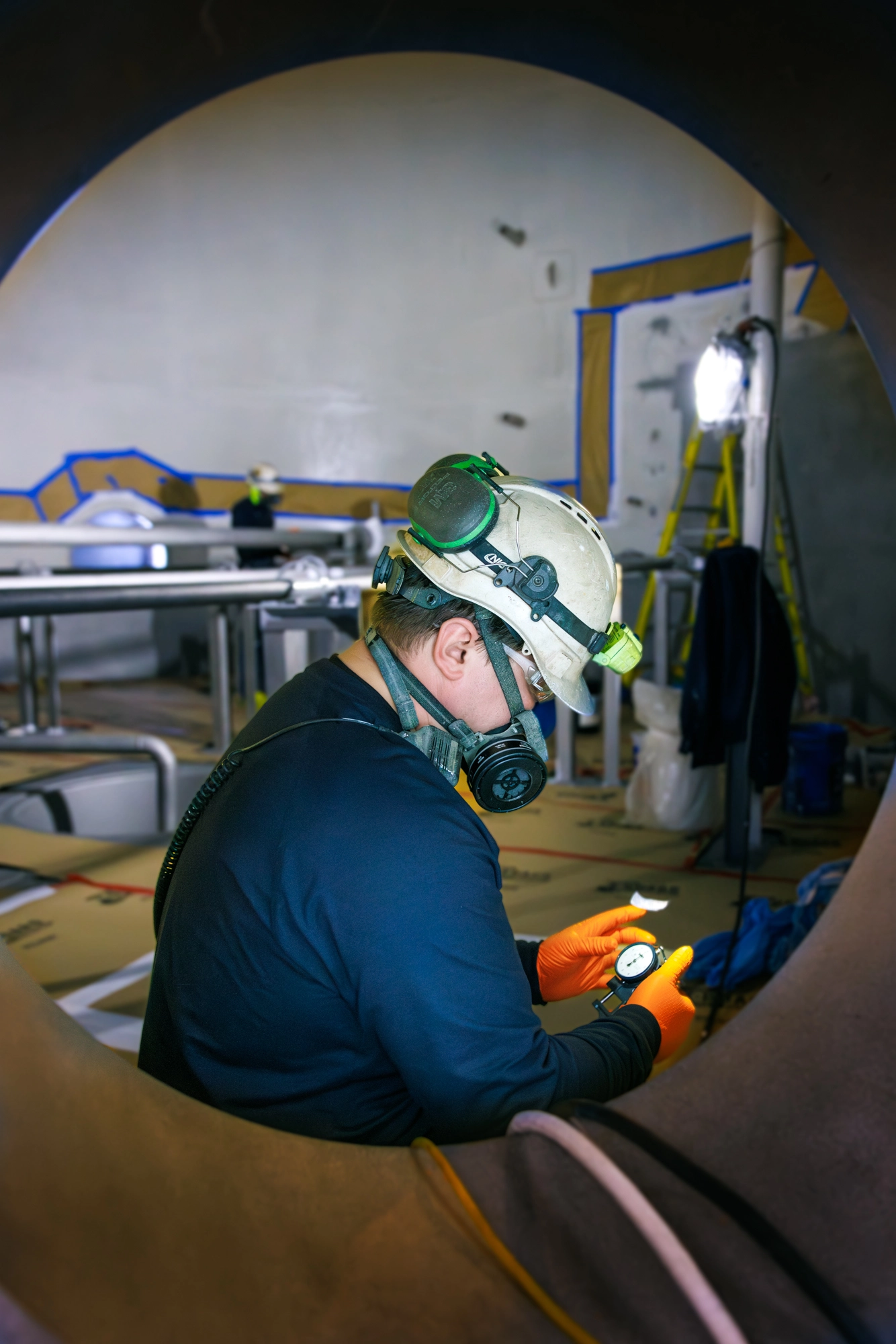 Marathon Petroleum Tank 25 Lead Coating Replacement: Tank 25 Exterior Coating in Kenai Refinery, Alaska